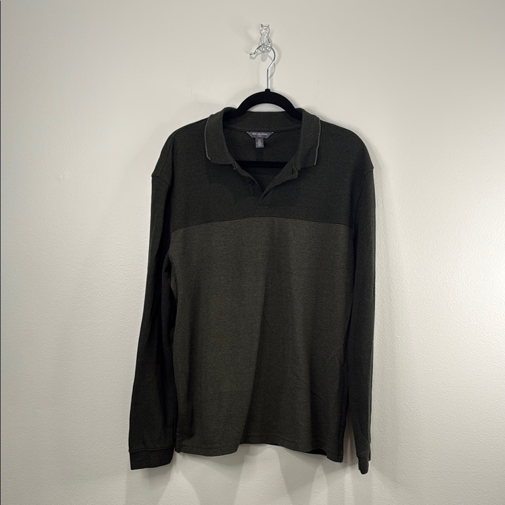 Van Heusen Green Polo Shirt Casual Comfort